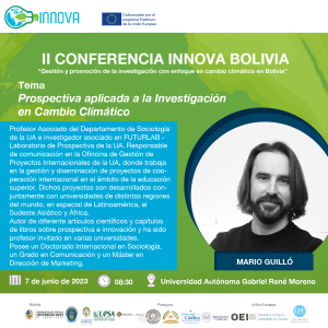 EXPOSITORES II CONFERENCIA NACIONAL INNOVA EN BOLIVIA