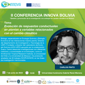 EXPOSITORES II CONFERENCIA NACIONAL INNOVA EN BOLIVIA