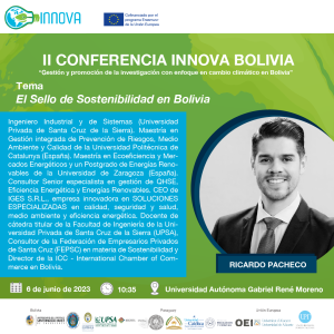 EXPOSITORES II CONFERENCIA NACIONAL INNOVA EN BOLIVIA