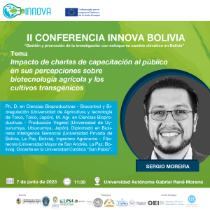 EXPOSITORES II CONFERENCIA NACIONAL INNOVA EN BOLIVIA