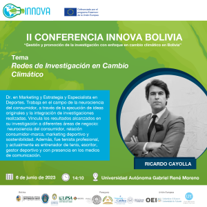 EXPOSITORES II CONFERENCIA NACIONAL INNOVA EN BOLIVIA