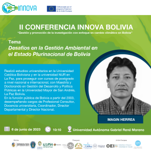 EXPOSITORES II CONFERENCIA NACIONAL INNOVA EN BOLIVIA