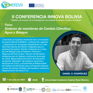 EXPOSITORES II CONFERENCIA NACIONAL INNOVA EN BOLIVIA